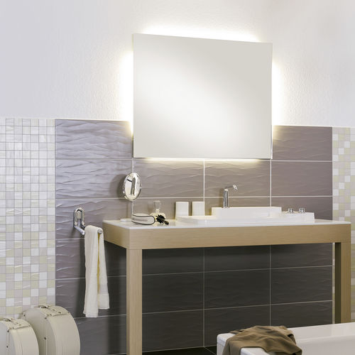 Wall-mounted bathroom mirror - INLIGHT - Top Light GmbH & Co. KG. - contemporary / rectangular / square