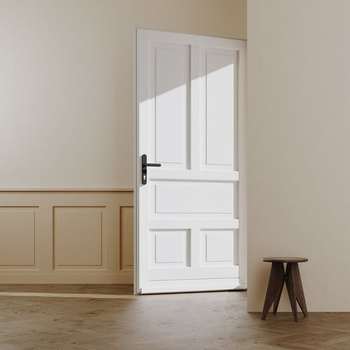 Entry door RU5 Finstral aluminum / PVC / swing