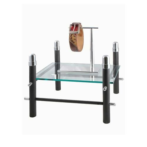Contract display table - BASSO - Del Barba Lavorazioni Metalli Srl - for showroom / aluminium / brass