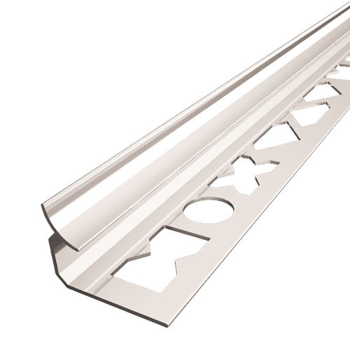 Aluminum edge trim - LUNA FIX - MOX Profile Systems - for tile / inside corner