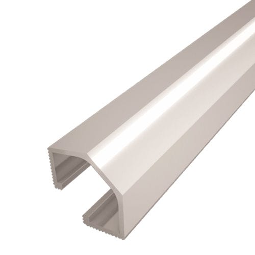 Aluminum edge trim - TWIN FIX - MOX Profile Systems - for tile / outside corner / inside corner