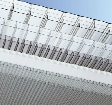 Facade cladding polycarbonate sheet - AKRA®THERM - AKRAPLAST - roof / with UV protection / translucent