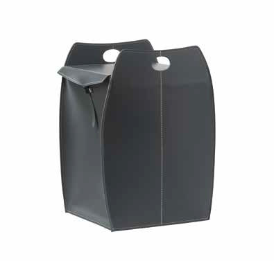 Leather laundry basket - PAUL - Limac Design®