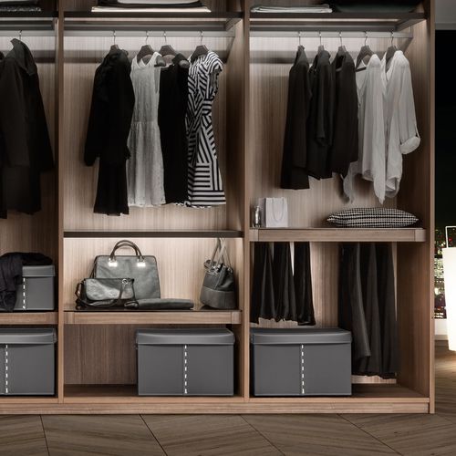Leather storage box - GABRY - Limac Design® - bathroom / with lid / for cabinets