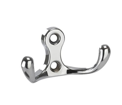 Contemporary coat hook - T511 - Access Hardware - stainless steel / double / polished