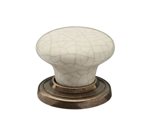 Traditional furniture knob - X88041CE - Access Hardware - glazed ceramic