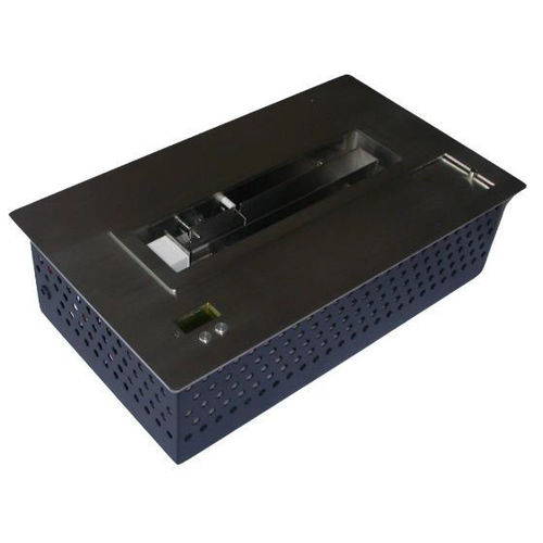 Rectangular bioethanol burner - IB40 - Cheminée sur mesure - France - built-in