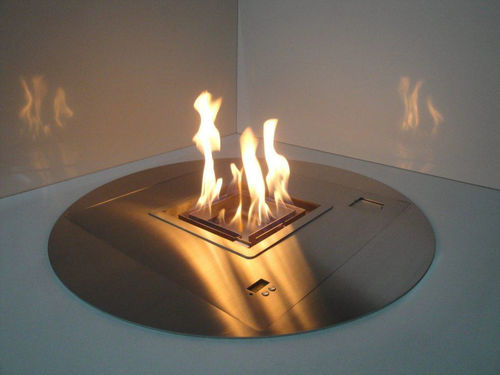 Round bioethanol burner - IBC72 - Cheminée sur mesure - France - built-in