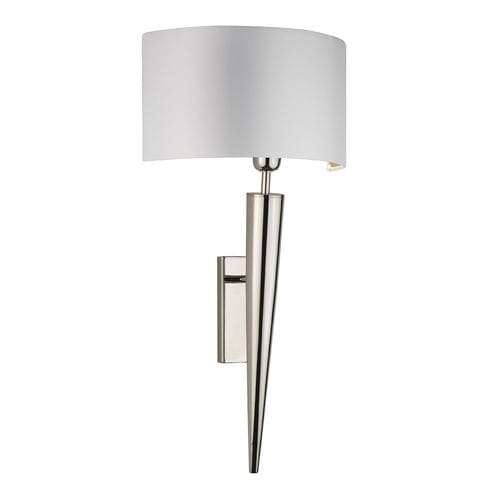 Contemporary wall light - TORCHERE - Heathfield and Comapny - indoor / satin / curved