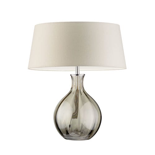 Table lamp - PARIS - Heathfield and Comapny - glass / linen / contemporary