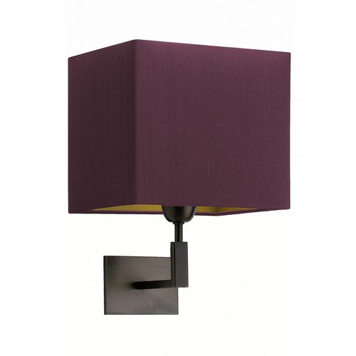 Contemporary wall light - DAKOTA - Heathfield and Comapny - indoor / silk / square
