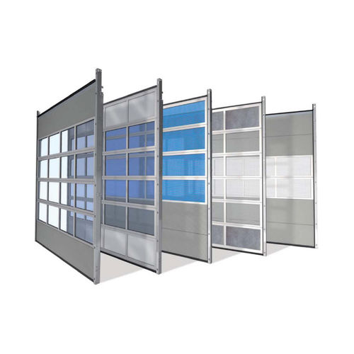 Sectional industrial door - ALU40 | ALU60 - Promstahl - aluminum / plastic / automatic