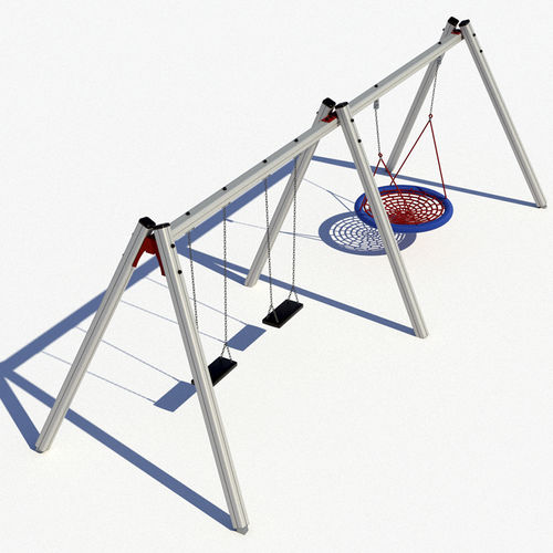Aluminum swing - A113 - Ludo Playgrounds - playground / multiple