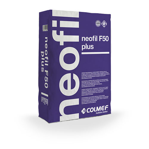 Fixing adhesive mortar - NEOFIL F 50 PLUS  - COLMEF - for tile / hydraulic / mineral