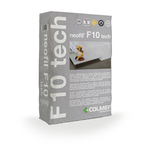 Fixing adhesive mortar - NEOFIL F 10 TECH - COLMEF - for tile / hydraulic / mineral