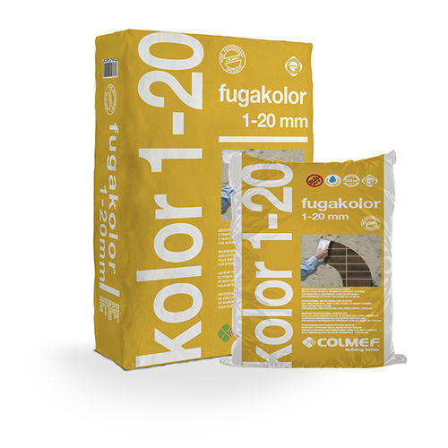 Jointing mortar - FUGAKOLOR 1-20 MM - COLMEF - leak-proofing / non-shrink / grouting