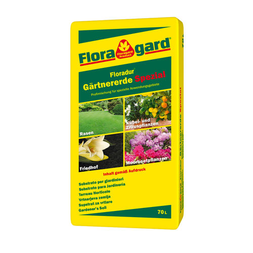 Peat growing medium - FLORADUR GÄRTNERERDE SPEZIAL RASENERDE - FLORAGARD Vertribs-GmbH - loose