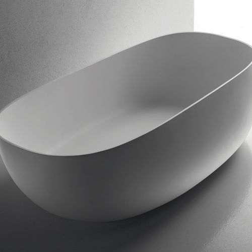 Oval bathtub - MELT LIGHT V SMALL - BRERA - free-standing / for homes / contemporary