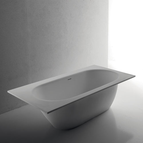 Oval bathtub - CONCA 1800 V - BRERA - freestanding / for homes / composite