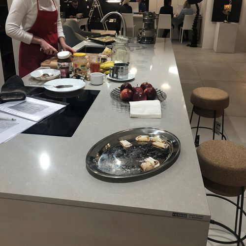 Engineered stone countertop - NOBLE IVORY - Technistone a.s. - kitchen / white / polished