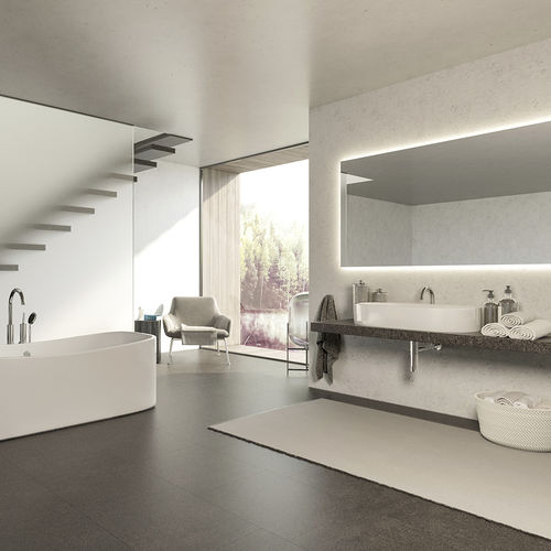 Bathroom tile - NOBLE ARCO - Technistone a.s. - wall / engineered stone / large-format