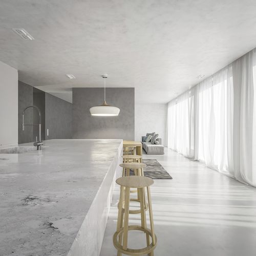 Quartz stone slab - AMBIENTE LIGHT - Technistone a.s. - for interior / cladding / bathroom