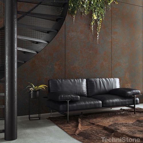 Stone decorative panel - DECORE OCRA - Technistone a.s. - for interior / sustainable