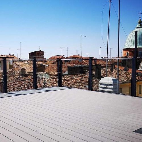 Glass balustrade - KU FC - Evergreen Solutions - aluminum / steel / panel