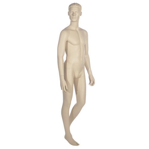 Male display mannequin - DRV11U - Cofrad Mannequins - abstract / beige / commercial
