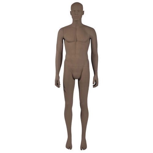 Male display mannequin - DRV17U - Cofrad Mannequins - abstract / brown / commercial