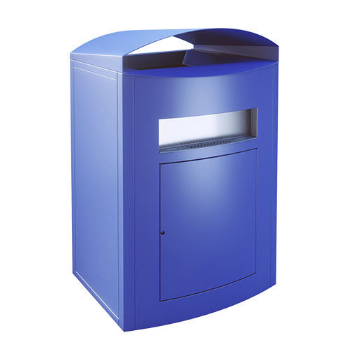 Commercial trash bin enclosure - Duisburg - AUWEKO GmbH - galvanised steel / powder-coated steel