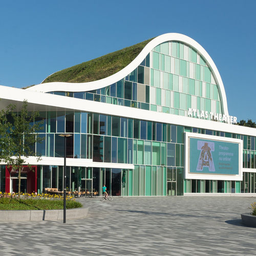 Panel curtain wall - THEATER EMMEN - ALUCOBOND - aluminum / composite / decorative