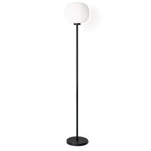 Floor lamp - BOMBO - Miloox - opal / blown glass / contemporary