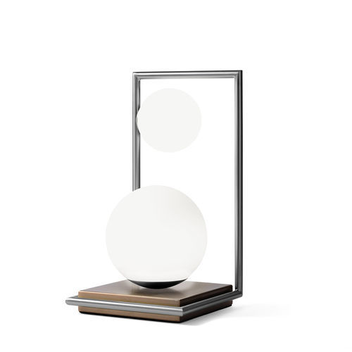 Table lamp - BUBLE - Miloox - bronze / steel / opal
