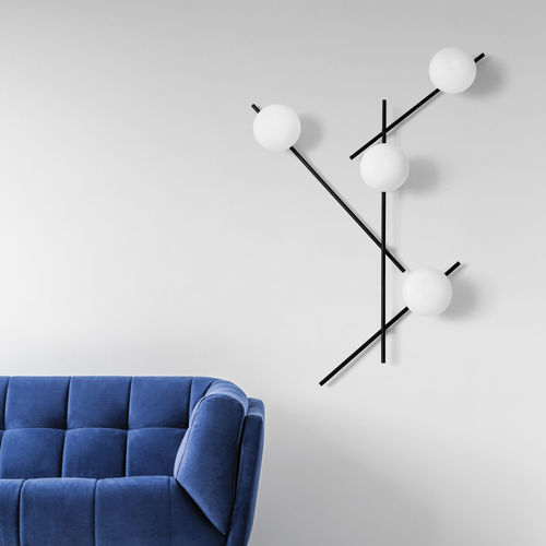 Floor-standing lamp - MIKADO - Miloox - metal / blown glass / contemporary