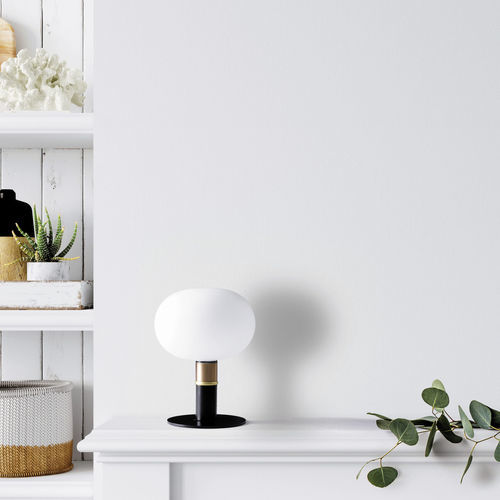 Table lamp - MOSE - Miloox - brushed brass / painted metal / brass