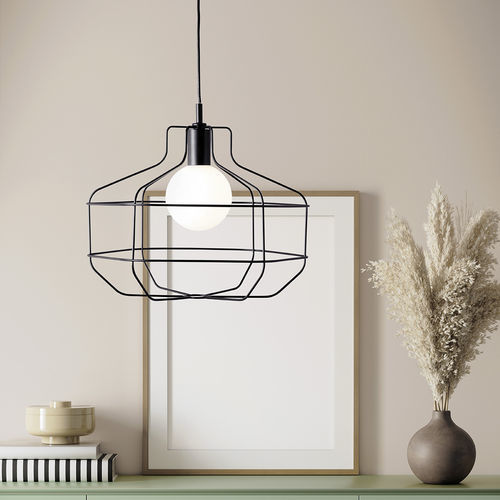 Pendant lamp - WIRE - Miloox - metal / wire / painted metal