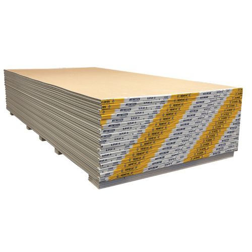 Rectangular gypsum plasterboard FLEX REY Panel Rey fireretardant