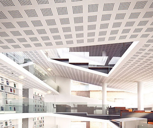 High-resistance gypsum plasterboard - SOUND REY - Panel Rey - reinforced / acoustic / rectangular