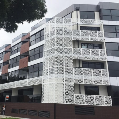 Panel cladding - MCT-L0DSD - M-City Aluminum Co., Ltd. - aluminum / perforated / decorative