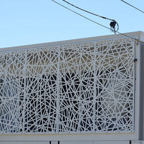Panel cladding - MCT-004 - M-City Aluminum Co., Ltd. - aluminum / perforated / metal look