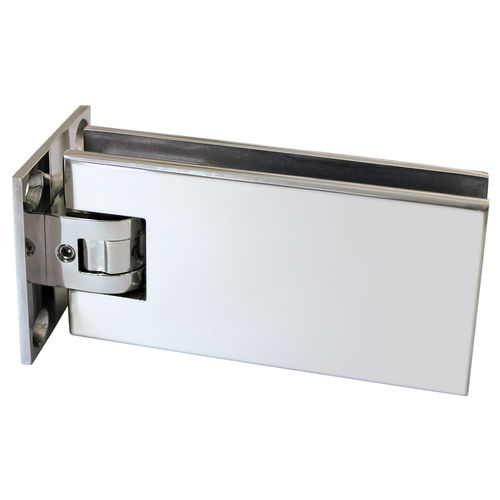 Glass door hinge - SYNERA R C-P RG  - CBM /Group Blamar - stainless steel / commercial / home