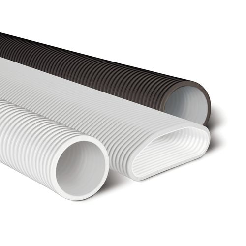 Flexible air duct - OPTIFLEX - ALDES - HDPE / antimicrobial /  thermally-insulated