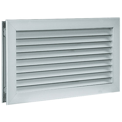 Acoustic transfer grill - AC 181 SERIES - ALDES - door / aluminium