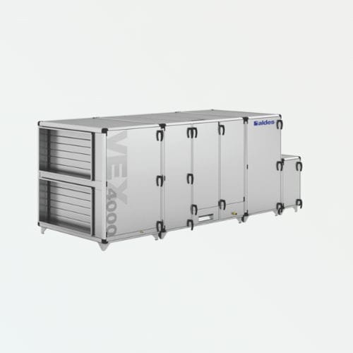 Floor-mounted data center heat exchanger - VEX4000 - ALDES - compact
