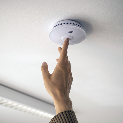 Smoke detector - RM L 3101 - Brennenstuhl - ceiling-mounted / battery-powered / white
