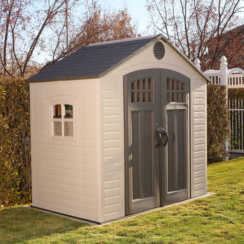 Steel garden shed - 60113 - Lifetime - polycarbonate / HDPE / contemporary