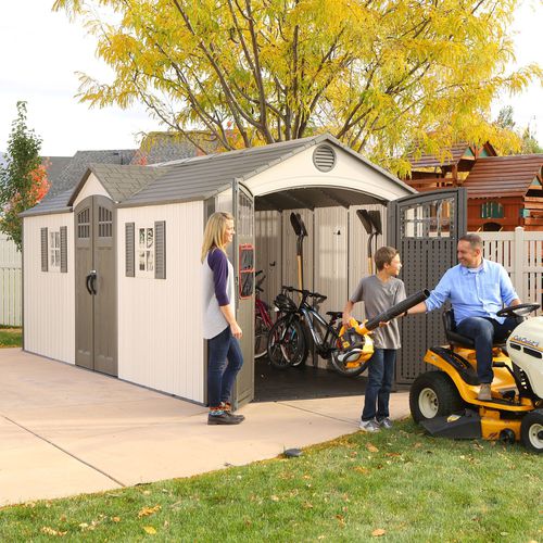 HDPE garden shed - 60127 - Lifetime - contemporary / home / storage