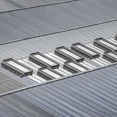 Shed rooflight - Forzon - with skylight frame / metal / glass