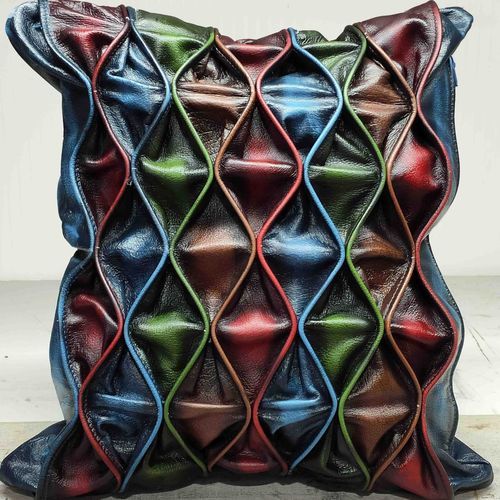 Sofa cushion - Harleq - square / patterned / home